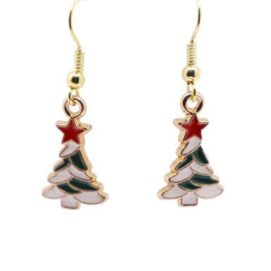 Kerstboom wit/groen.